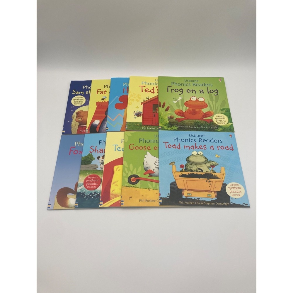 Usborne Phonics Readers Children's Book Lot of 10 - Early Learning Reading